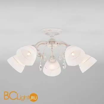 Потолочная люстра Eurosvet Camilla 30156/5 белый с золотом