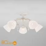 Потолочная люстра Eurosvet Camilla 30156/5 белый с золотом