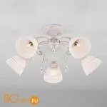 Потолочная люстра Eurosvet Camilla 30156/5 белый с золотом - Фото 1