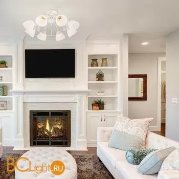 Потолочная люстра Eurosvet Camilla 30156/8 белый с золотом - Фото 2