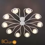 Потолочная люстра Eurosvet Camomile 70089/10 белый с серебром - Фото 2