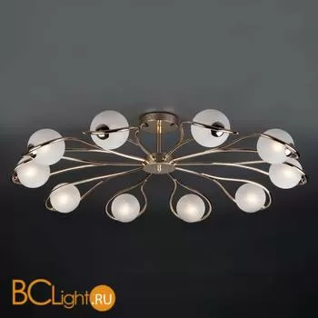 Потолочная люстра Eurosvet Camomile 70089/10 золото - Фото 0