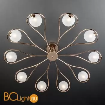 Потолочная люстра Eurosvet Camomile 70089/10 золото - Фото 2