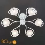 Потолочная люстра Eurosvet Camomile 70089/6 белый с серебром - Фото 2