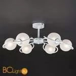 Потолочная люстра Eurosvet Camomile 70089/6 белый с серебром - Фото 1