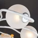 Потолочная люстра Eurosvet Camomile 70089/6 белый с серебром - Фото 0