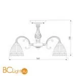 Люстра Eurosvet Campina 60107/5 античная бронза - Фото 1