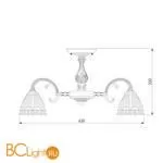 Люстра Eurosvet Campina 60107/8 античная бронза - Фото 1