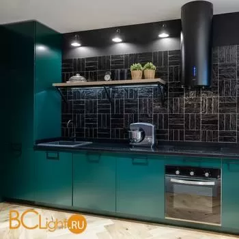 Настенный светильник Eurosvet Canotier 20083/1 черный / хром - Фото 0