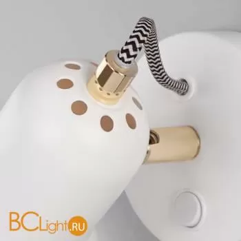Настенный светильник Eurosvet Canotier 20083/1 белый / золото - Фото 0