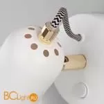 Настенный светильник Eurosvet Canotier 20083/1 белый / золото - Фото 0