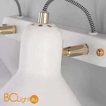 Настенный светильник Eurosvet Canotier 20083/2 белый / золото - Фото 1