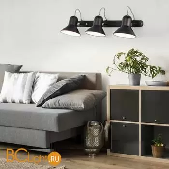 Бра Eurosvet Canotier 20083/3 черный / хром a045346 - Фото 0