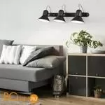 Бра Eurosvet Canotier 20083/3 черный / хром a045346 - Фото 0