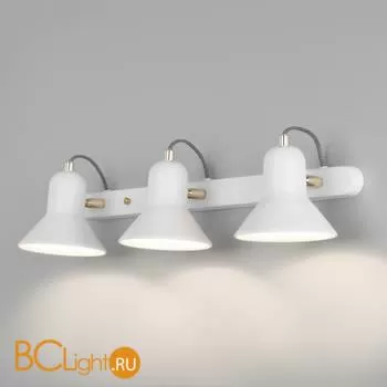 Настенный светильник Eurosvet Canotier 20083/3 белый / золото - Фото 0