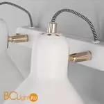 Настенный светильник Eurosvet Canotier 20083/3 белый / золото - Фото 1