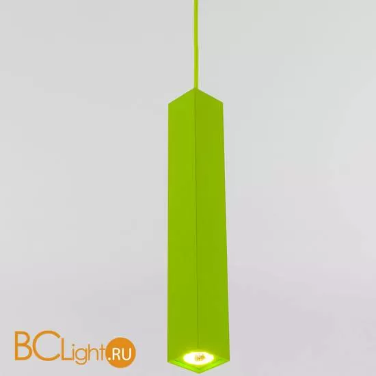 Подвесной светильник Eurosvet Cant 50154/1 LED зеленый 7W