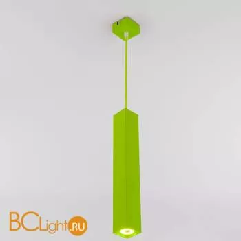 Подвесной светильник Eurosvet Cant 50154/1 LED зеленый 7W - Фото 0