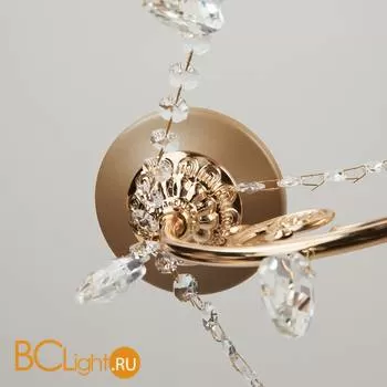 Люстра Eurosvet Cappella 10079/5 золото/прозрачный хрусталь Strotskis - Фото 1