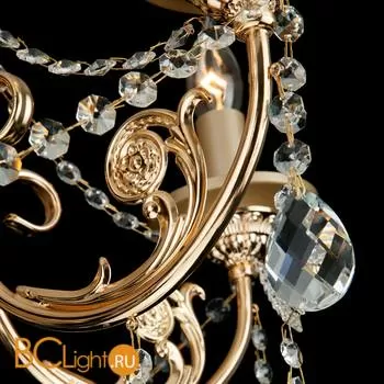 Люстра Eurosvet Cappella 10079/5 золото/прозрачный хрусталь Strotskis - Фото 2