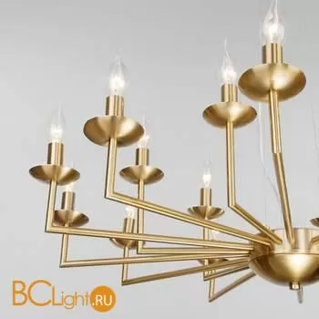 Люстра Eurosvet Cariso 60150/18 латунь a058518 - Фото 1
