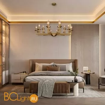 Люстра Eurosvet Cariso 60150/18 латунь a058518 - Фото 3