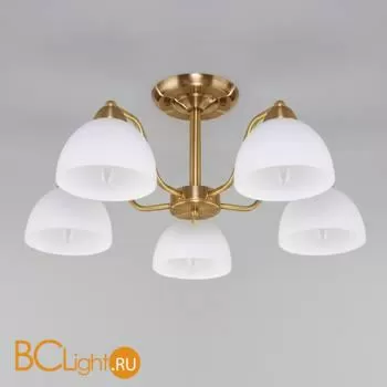 Люстра Eurosvet Carissa 30172/5 античная бронза - Фото 1