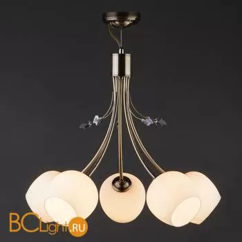Люстра Eurosvet Carol 30123/5 античная бронза - Фото 1