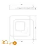 Потолочный светильник Eurosvet Caroline 90255/1 a057129 - Фото 2