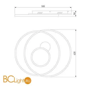 Потолочный светильник Eurosvet Caroline 90256/1 a057130 - Фото 5