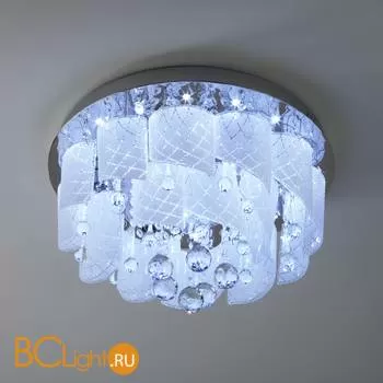 Потолочный светильник Eurosvet Cascade 80117/8 хром/белый - Фото 0