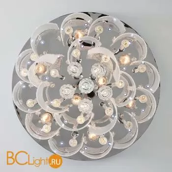 Потолочный светильник Eurosvet Cascade 80117/8 хром/белый - Фото 1