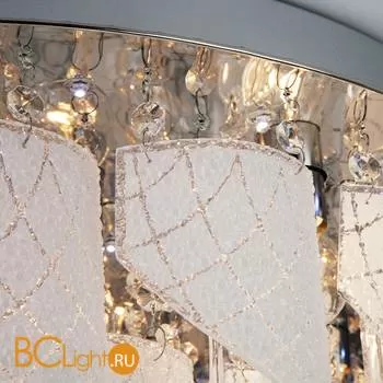 Потолочный светильник Eurosvet Cascade 80117/9 хром/белый - Фото 4