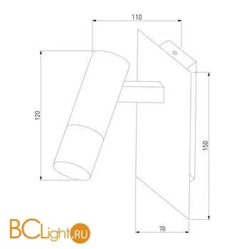 Бра Eurosvet Cast 20142/1 LED a060781 - Фото 0
