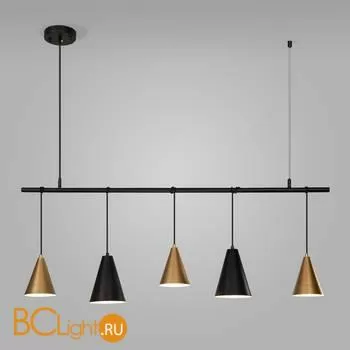 Подвесной светильник Eurosvet Castle 50088/5 черный / золото