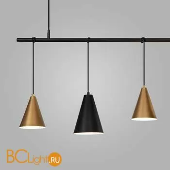 Подвесной светильник Eurosvet Castle 50088/5 черный / золото - Фото 1