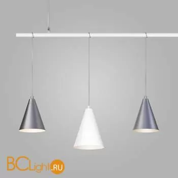 Подвесной светильник Eurosvet Castle 50088/5 белый/серебро a057473 - Фото 2