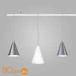 Подвесной светильник Eurosvet Castle 50088/5 белый/серебро a057473 - Фото 2