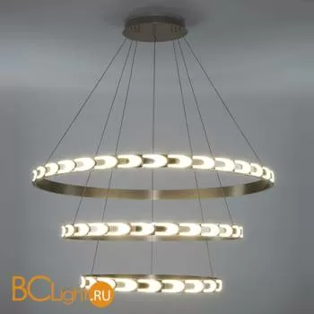 Подвесной светильник Eurosvet Chain 90163/3 сатин-никель 160W - Фото 2