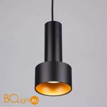 Подвесной светильник Eurosvet Charlie 50134/1 LED черный/золото 9W