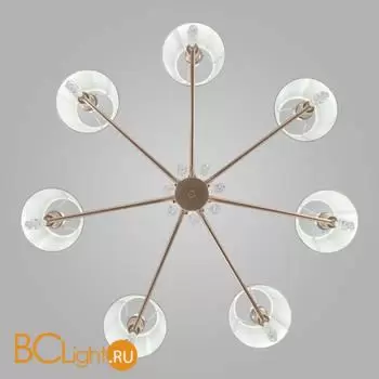 Люстра Eurosvet Charuel new 60148/7 матовое золото a064945 - Фото 1