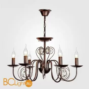 Люстра Eurosvet Chester 60018/6 черный с золотом