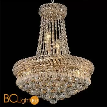 Люстра Eurosvet Clayton 10148/8 золото/прозрачный хрусталь Strotskis a057350