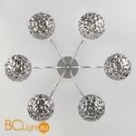 Потолочная люстра Eurosvet Clio 70102/6 серебро - Фото 0