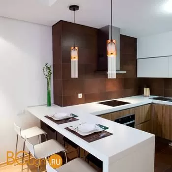 Подвесной светильник Eurosvet Clip 50087/1 черный / бронза - Фото 1