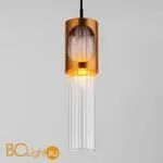 Подвесной светильник Eurosvet Clip 50087/1 черный / бронза