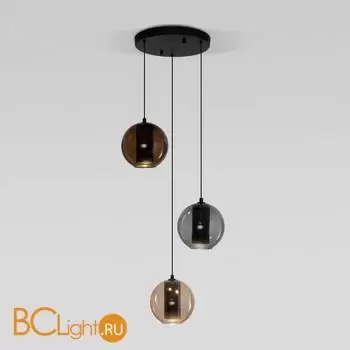 Подвесной светильник Eurosvet Cobble new 50258/3 LED дымчатый/ бежевый/ шоколад a064554