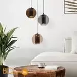 Подвесной светильник Eurosvet Cobble new 50258/3 LED дымчатый/ бежевый/ шоколад a064554 - Фото 3