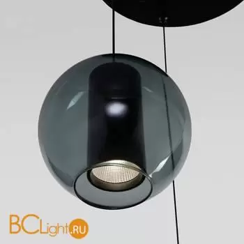 Подвесной светильник Eurosvet Cobble new 50258/3 LED дымчатый/бирюзовый a064555 - Фото 0