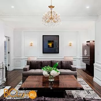 Бра Eurosvet Collana 10096/1 золото/прозрачный хрусталь Strotskis - Фото 1